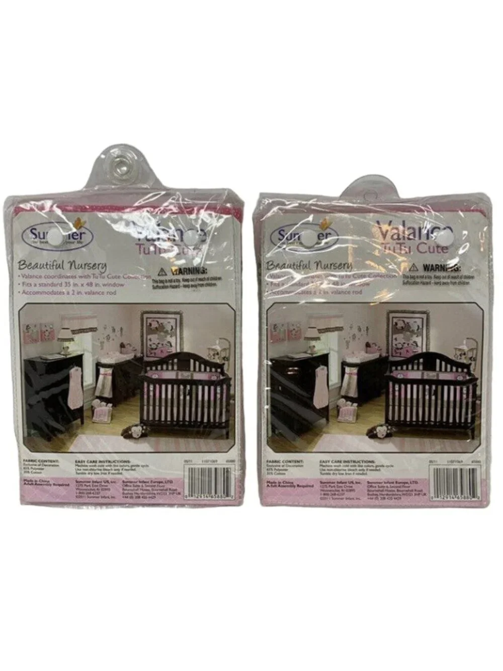 Summer Nursery Window Valance Pink Infant Jungle Safari Leopard Print 48x14 in
